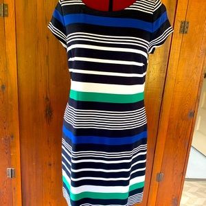 Banana Republic striped knit dress